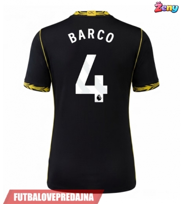 Lacne Ženy Futbalové dres Chelsea Valentin Barco #4 2026-27 Krátky Rukáv - Preč